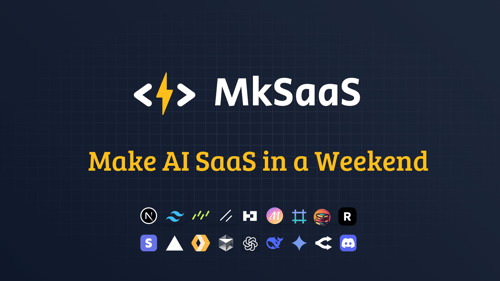 image of MkSaaS