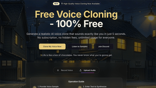 image of Free Voice Cloning