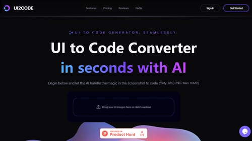 image of UI2Code AI