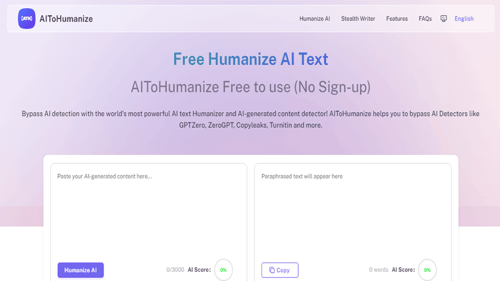 image of AIToHumanize