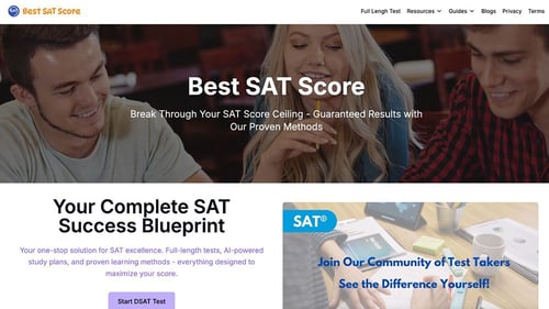 image of Best SAT Score