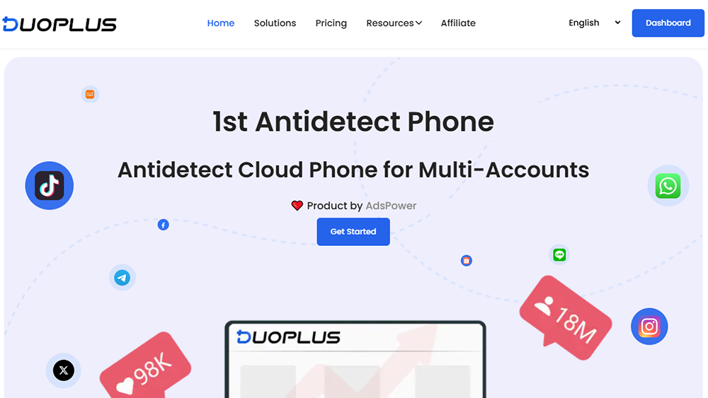 image of DuoPlus Cloud Phone